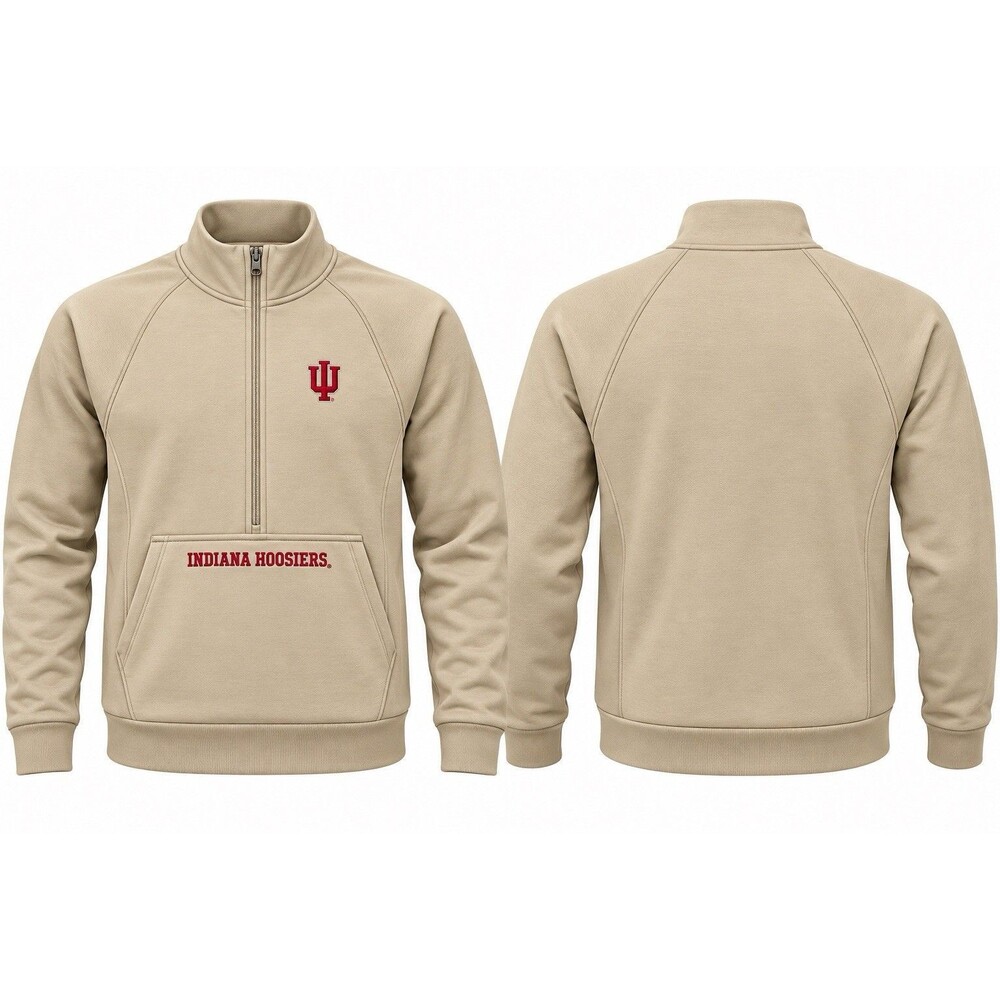 NEW NCAA Rivalry Threads Indiana Hoosiers NCAA Women's 1/2 Zip Pullover Size XL